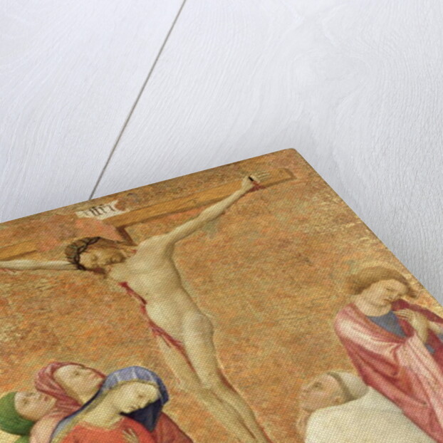 Calvary with a Carthusian Monk, 1389-95 by Jean de Beaumetz