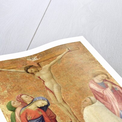 Calvary with a Carthusian Monk, 1389-95 by Jean de Beaumetz