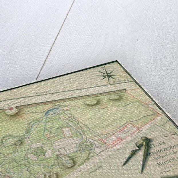 Plan of the Parc Monceau, 1803 by Lauly