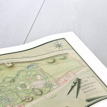 Plan of the Parc Monceau, 1803 by Lauly