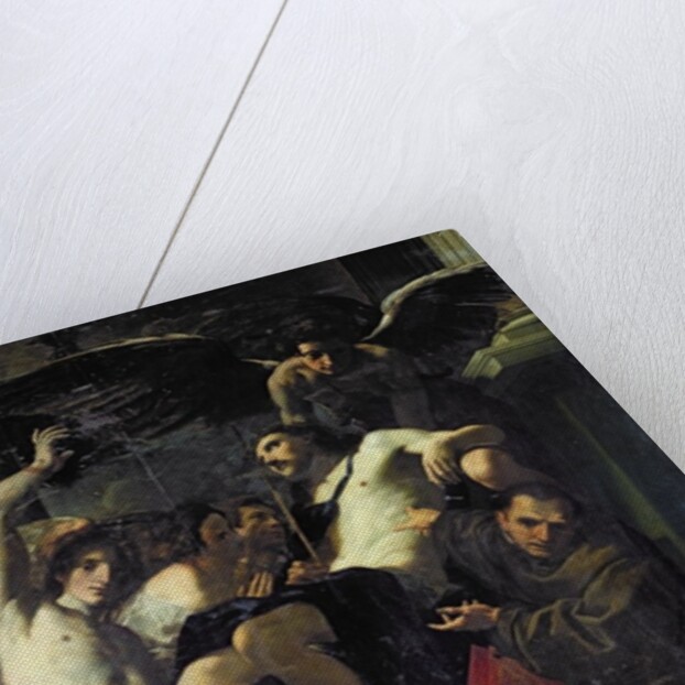 Christ Adored by Angels, St. Sebastian and St. Bonaventure by Carlo Bononi