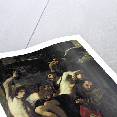 Christ Adored by Angels, St. Sebastian and St. Bonaventure by Carlo Bononi