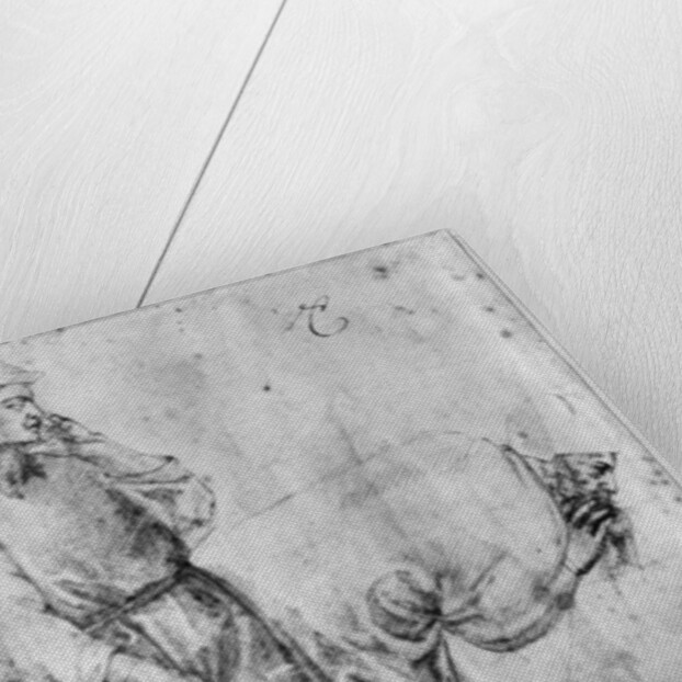 Two figures by Michelangelo Buonarroti