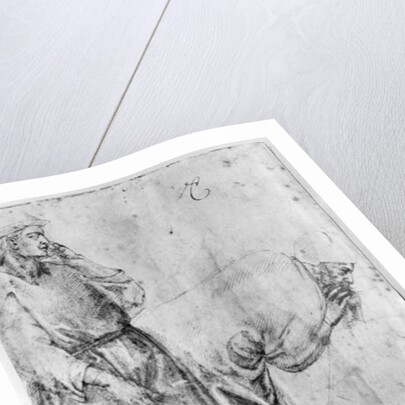 Two figures by Michelangelo Buonarroti