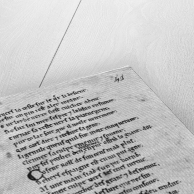 Fol.43 'The Song of Roland' by French School