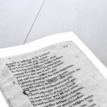 Fol.43 'The Song of Roland' by French School