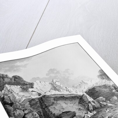 Glaciers of Grindelwald by Johann Ludwig Aberli