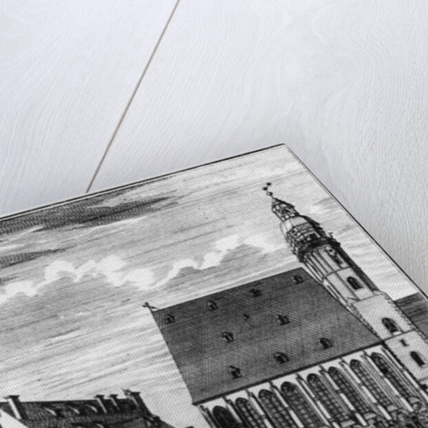 St. Thomas Church and School in Leipzig, 1723 by Johann Gottfried Krugner