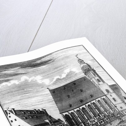 St. Thomas Church and School in Leipzig, 1723 by Johann Gottfried Krugner