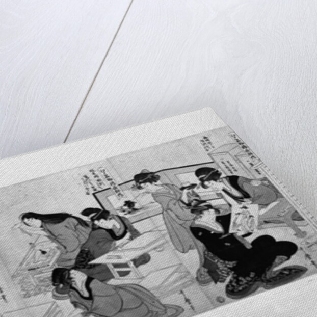 Making prints by Kitagawa Utamaro