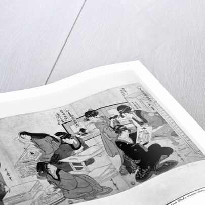 Making prints by Kitagawa Utamaro