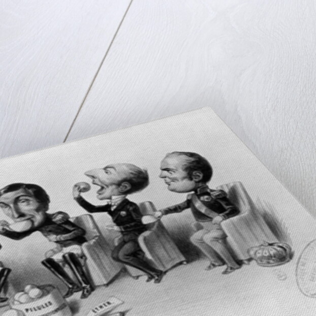 The Absolute Kings Forced to Swallow the Pill of the Constitution, 1848 by French School