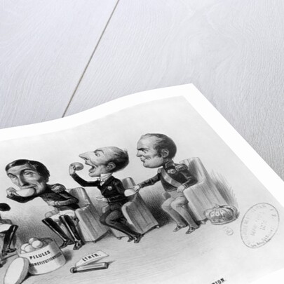 The Absolute Kings Forced to Swallow the Pill of the Constitution, 1848 by French School