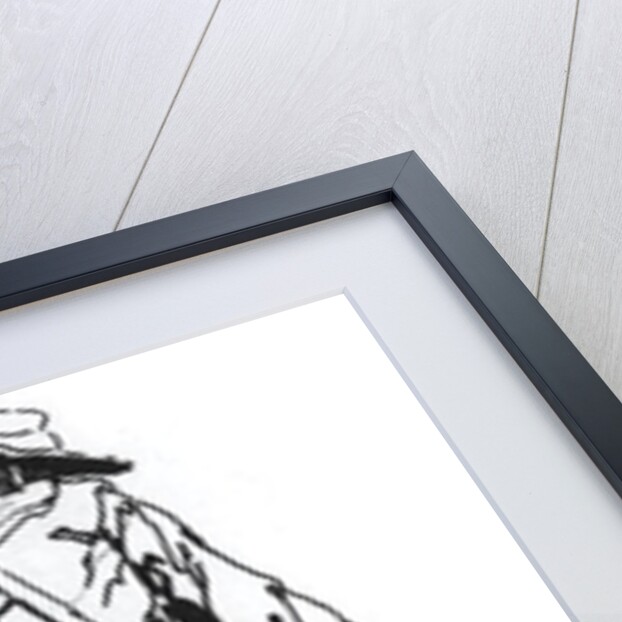 Beggar on his crutches, from behind by Jacques Callot