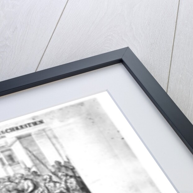 Henri IV curing the sufferers of scrofula by Pierre Firens