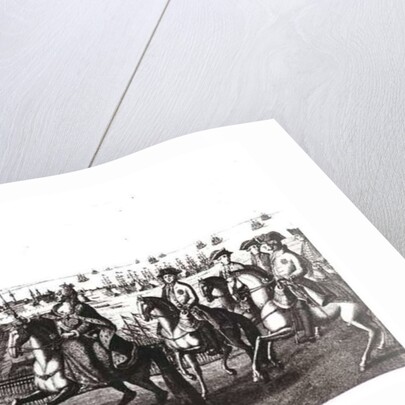 Catherine II the Great, riding into one of the ports in the Crimea captured from the Turks by G. Baltazar