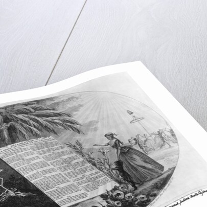 Declaration of the Rights of Man, 20th-26th July 1789 by French School