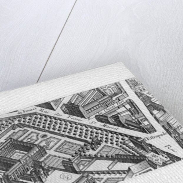 Plan of Paris, known as the 'Plan de Turgot' by Louis Bretez