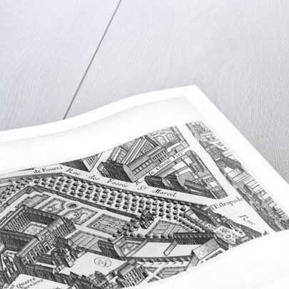 Plan of Paris, known as the 'Plan de Turgot' by Louis Bretez