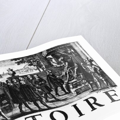 Foundation by Louis XIV, king of France, of the Oriental India Company by Adam Frans van der Meulen