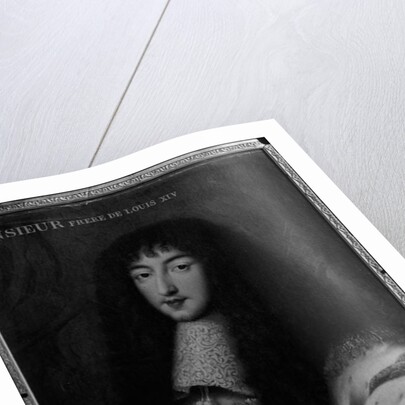 Portrait of Philippe Duc d'Orleans by Pierre Mignard