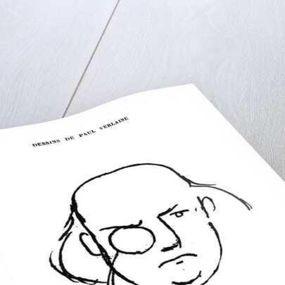 Portrait of Charles Leconte de Lisle by Paul Verlaine