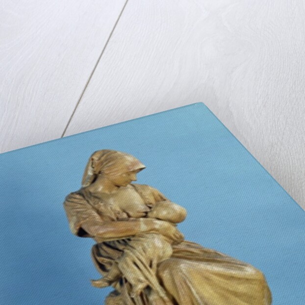 Peasant Woman Feeding her Child by Aime Jules Dalou