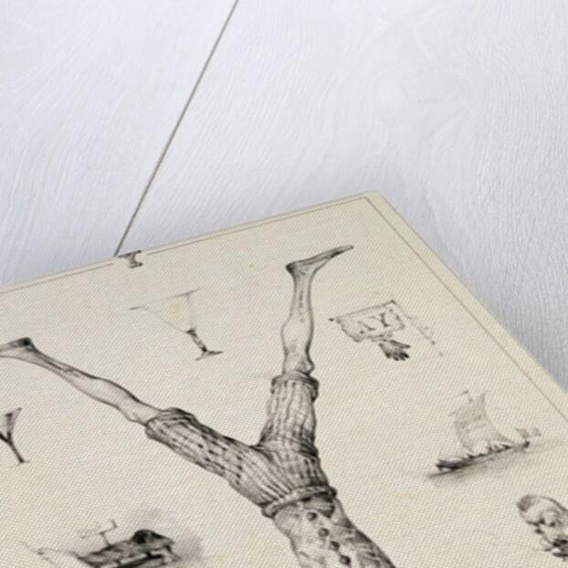 Letter Y from an alphabet primer by Victor Adam