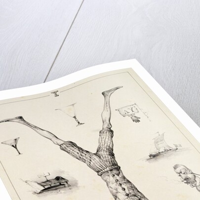 Letter Y from an alphabet primer by Victor Adam