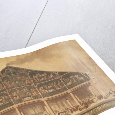 Interior of the Briche Laundry, Paris by Gentil