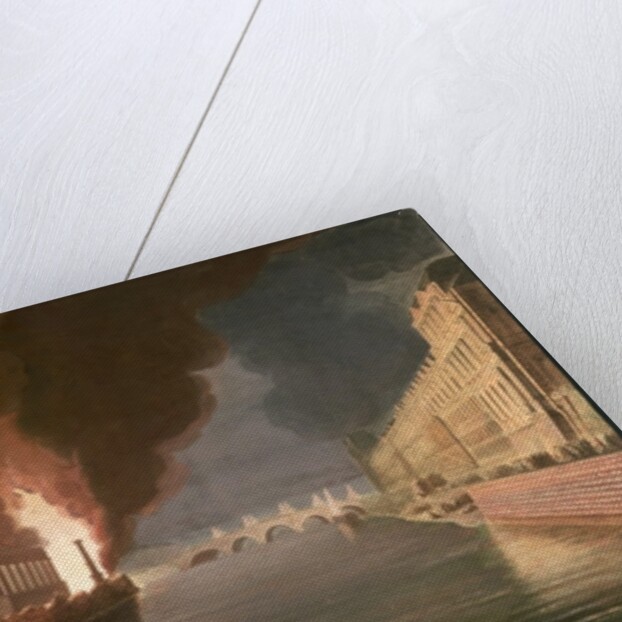 Fireworks on the Seine by Francesco Piranesi