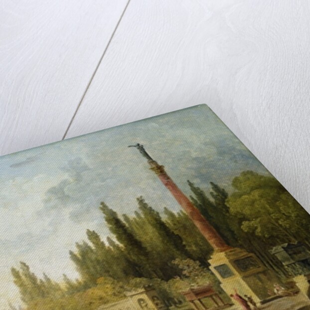 The Garden of the Musee des Monuments Francais, 1795-1808 by Hubert Robert