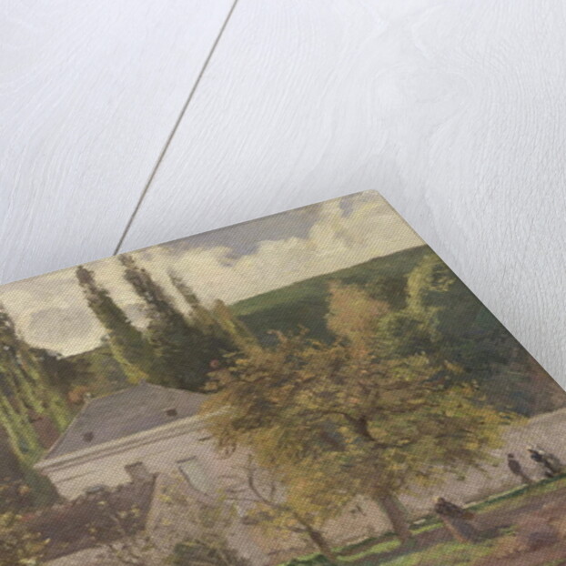 House in the Hermitage, Pontoise, 1873 by Camille Pissarro