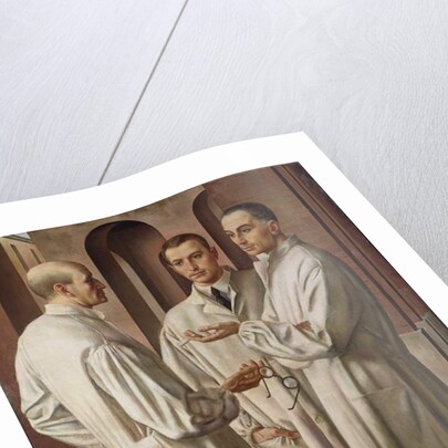 Three Surgeons, 1926 by Ubaldo Oppi