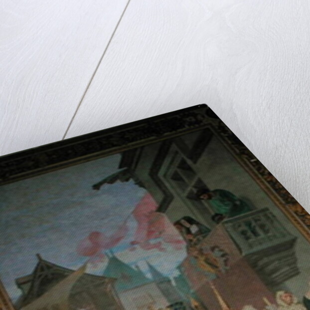 Procession of the Reliquary Chest of St. Genevieve in 1496 by Theodore Pierre Nicolas Maillot