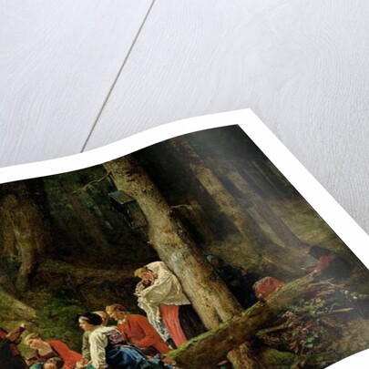 The Pilgrims from the Abbey of St. Odile by Gustave Brion