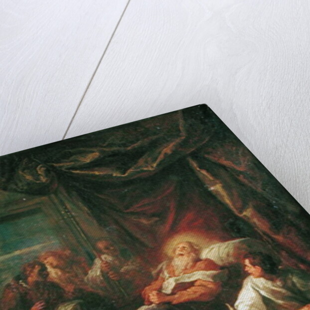 The Death of St. Ambrose, before 1706 by Bon de Boulogne
