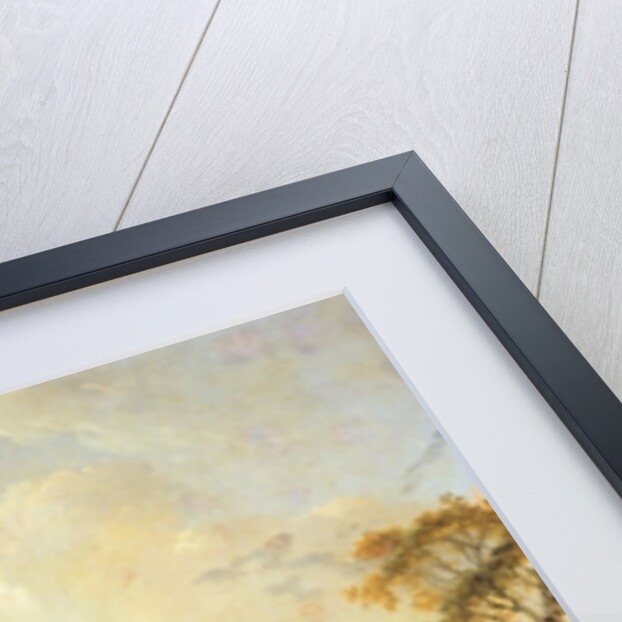 Peasant and her Donkey Crossing a Bridge, 1775 by Jean-Baptiste Huet