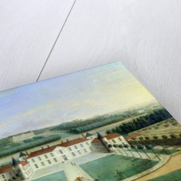 Chateau of Charles Guillaume Le Normant, Seigneur d'Etoilles by Charles Laurent Grevenbroeck