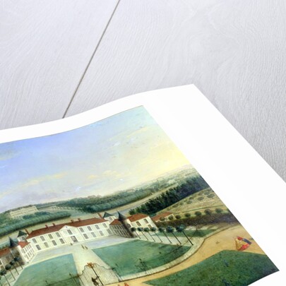 Chateau of Charles Guillaume Le Normant, Seigneur d'Etoilles by Charles Laurent Grevenbroeck
