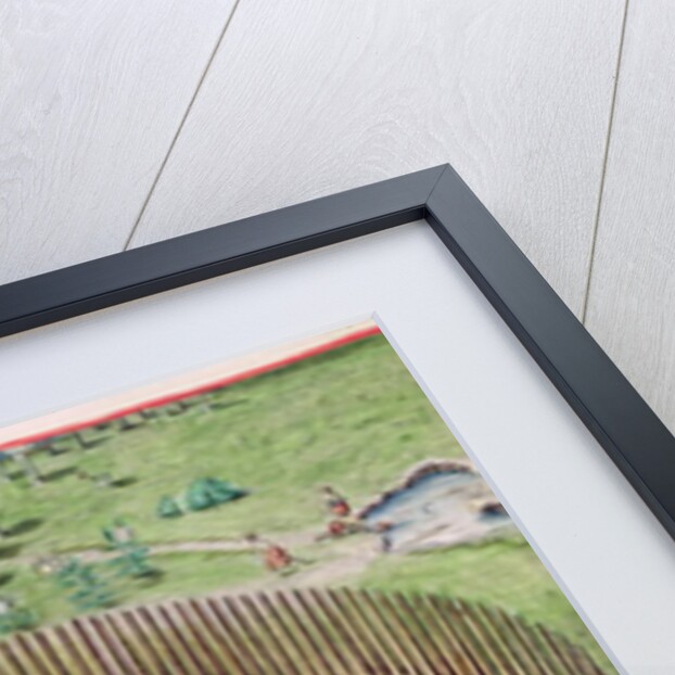 The Fortified Town of Pomeiooc by John White