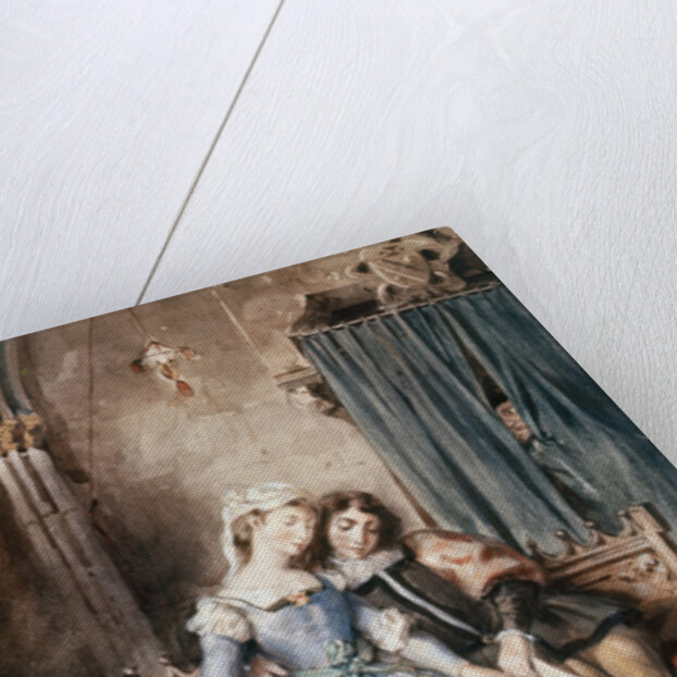 Paolo Malatesta and Francesca da Rimini by Ferdinand Victor Eugene Delacroix