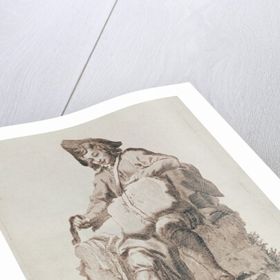 The Print Seller by French School