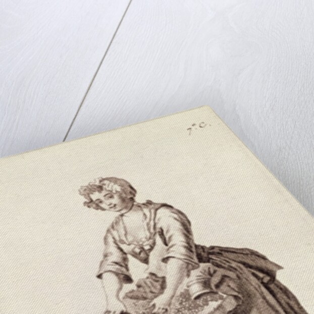 Gooseberries for mackerel, The Gooseberry Seller by French School