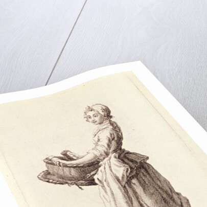 The Pea Seller by French School