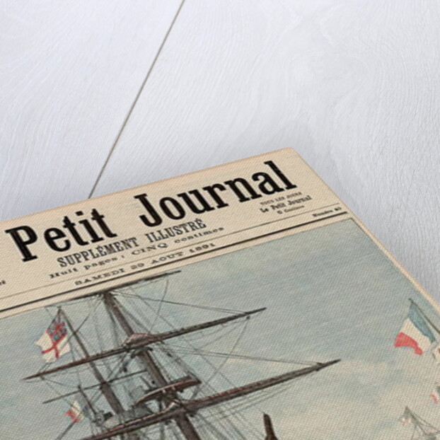 The French Flotilla in Portsmouth by Fortune Louis Meaulle