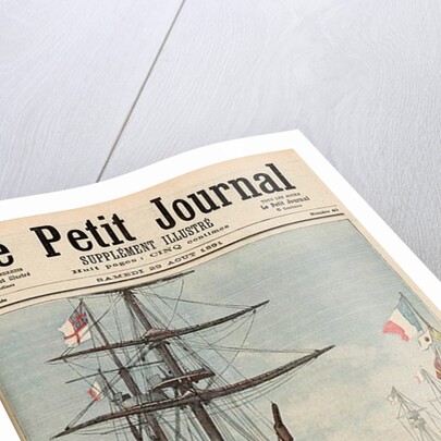 The French Flotilla in Portsmouth by Fortune Louis Meaulle