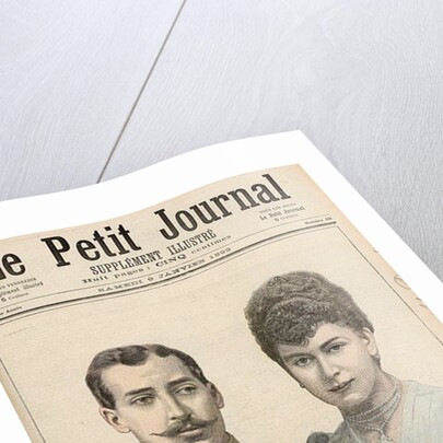 The Engagement of Albert Victor Duke of Clarence, eldest son of Edward, Prince of Wales to Victoria Mary of Teck by French School