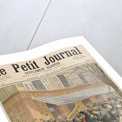 Uprising against a Salvation Army Procession in Paris, from Le Petit Journal, 20th February 1892 by French School