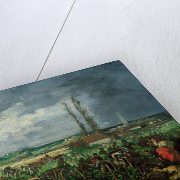 The Grape Harvest at Argenteuil, 1875 by Rene Charles Louise Debreaux